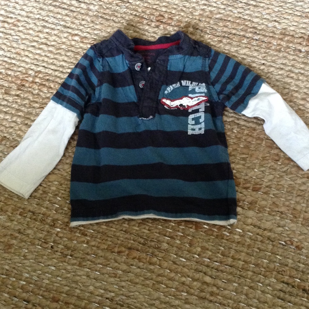 Pumpkin Patch Little Boy Long Sleeve T-Shirt Size 12-18 Months